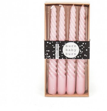 Twirle candle pink