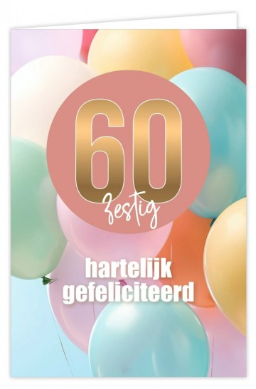 Wenskaart 60