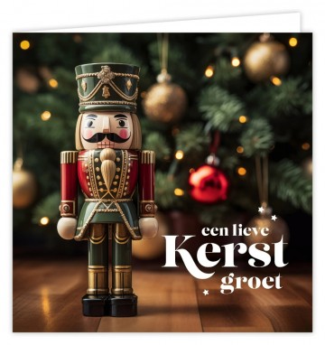 Wenskaart een lieve kerst groet