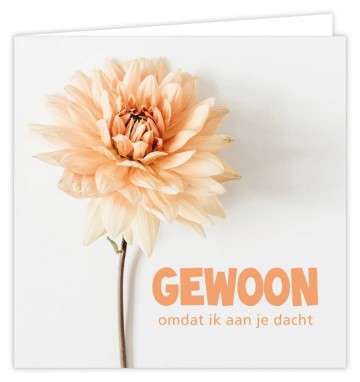 Wenskaart gewoon omdat ik aan je dacht