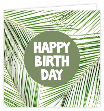 Wenskaart happy birthday