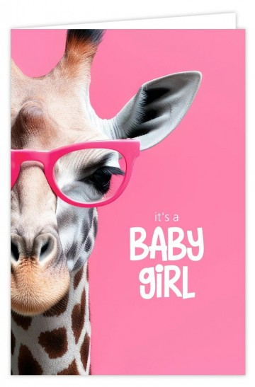 Wenskaart its a girl1jpg