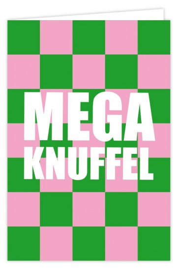 Wenskaart mega knuffel