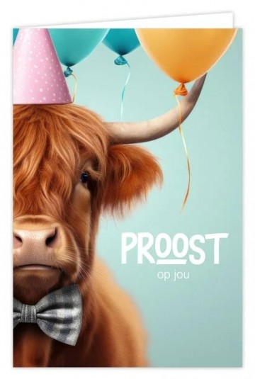 Whoop whoop proost op jou buffel