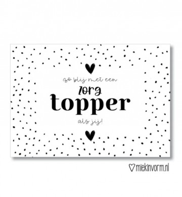 Zo blij met een zorg topper als jij