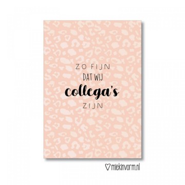 Zo fijn dat we collegas zijn