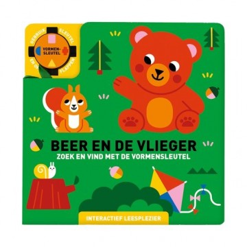 Zoek en vind vormensleutel beer en vlieger