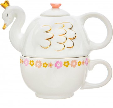 Zwaan theepot tea for one